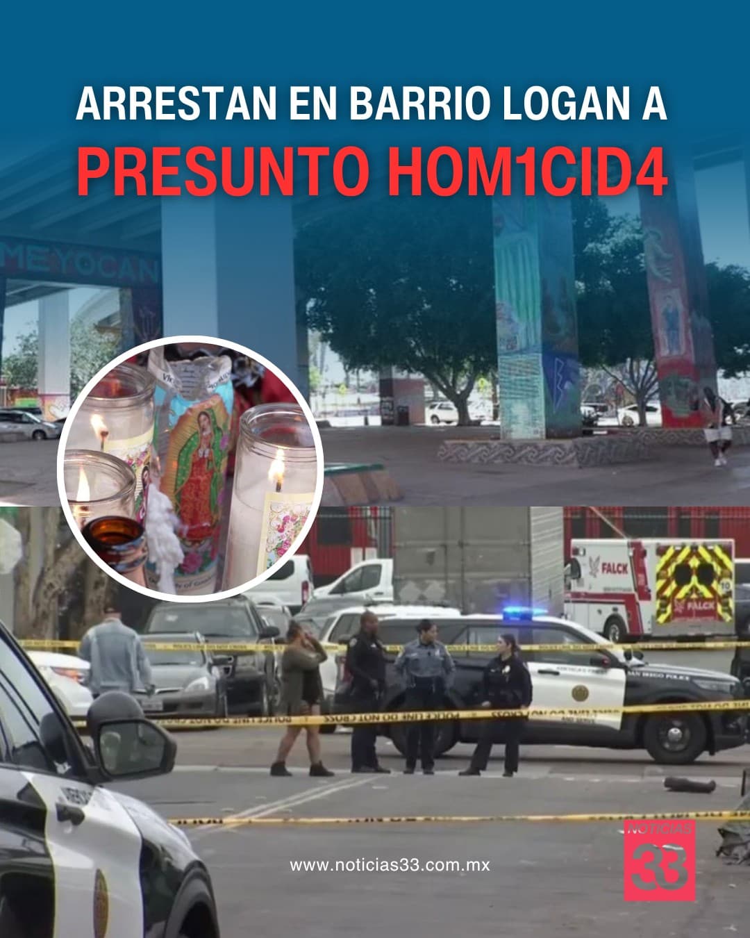 Capturan a presunto sospechoso por el hom1cid1o ocurrido en el Barrio Logan